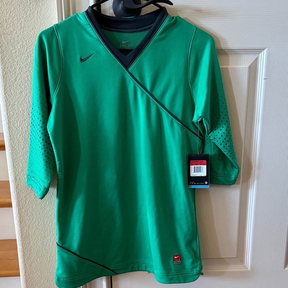 NWT Nike Girls Solo GK Stadium Green Jersey